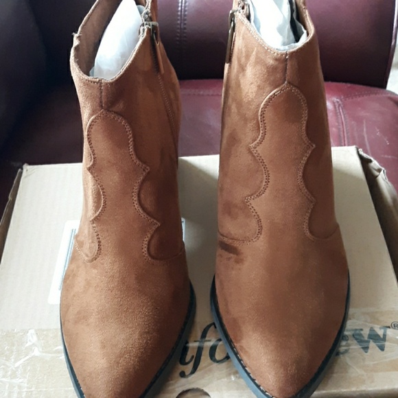 Suede Booties - Picture 2 of 3